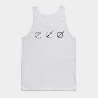 Cup and Channel Glyph Tank Top